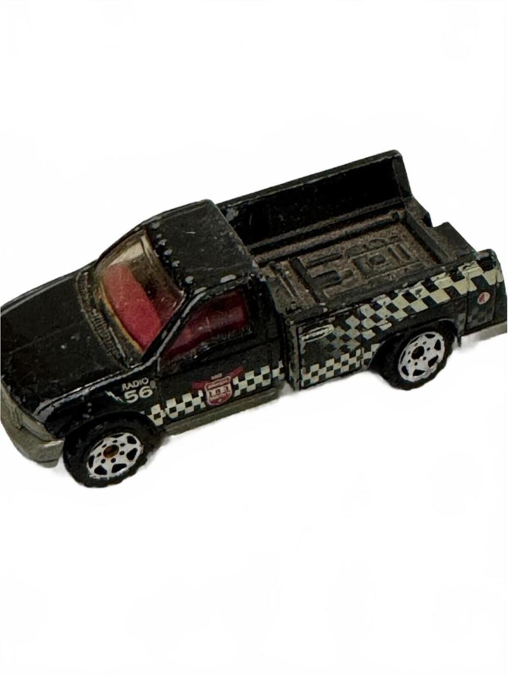 Matchbox Ford Dump Utility Truck Radio 56 Highway Service Black 1/64 Scale
